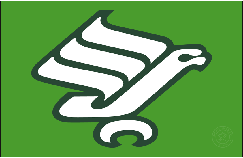 North Texas Mean Green 1973-1983 Primary Dark Logo diy iron on heat transfer